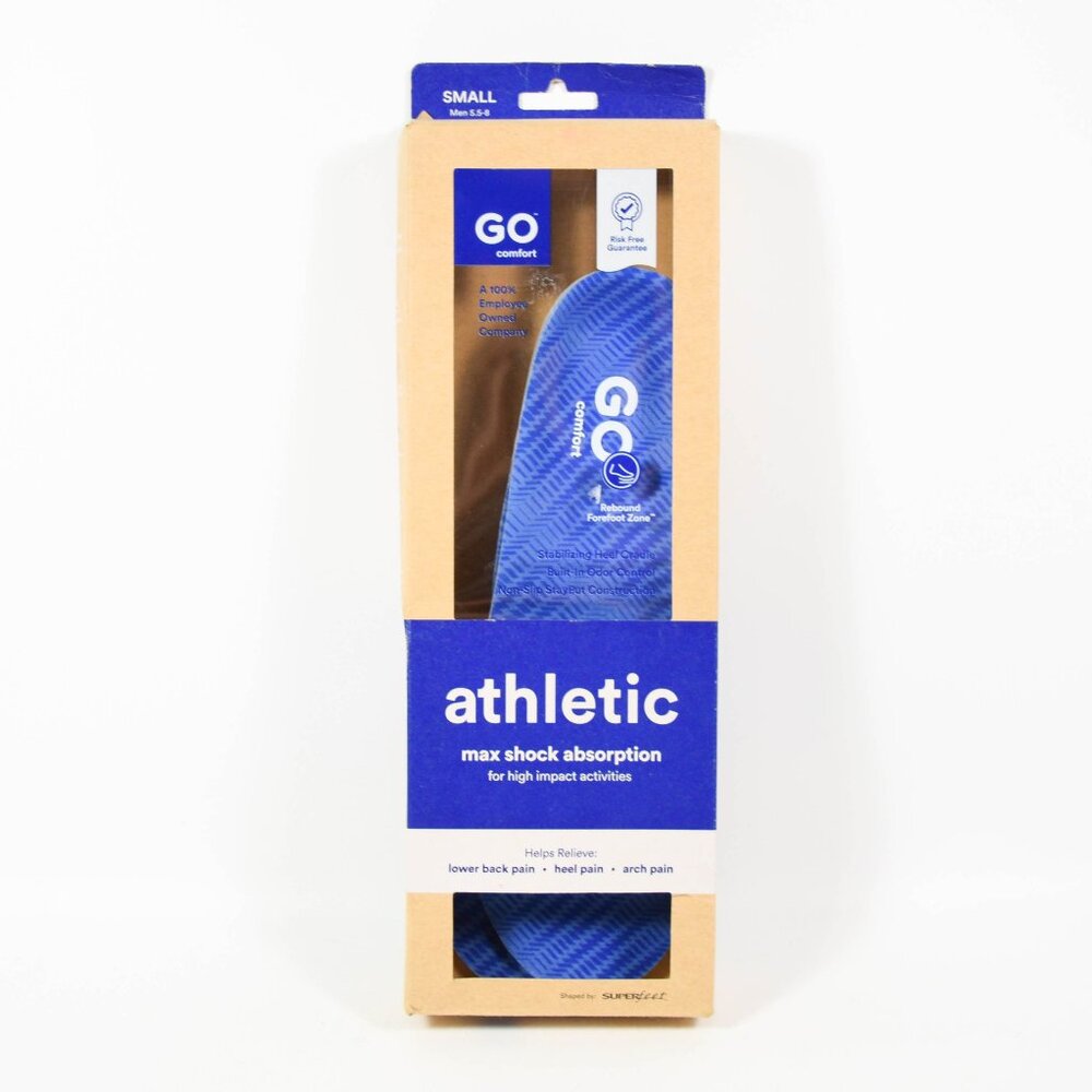 Superfeet Go Comfort All Day Comfort Shoe Insoles Small Men 5.5-8 Women 6.5-9